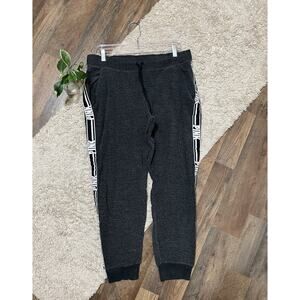 Victoria's Secret PINK Size Large Gray Inside Out Look Jogger Sweatpants
